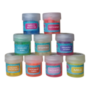 Плаваюча силіконова насадка 8мм в діпі  МІКС З  9 АРОМАТІВ  (упаковка - 9 контейнері по 25 мл)