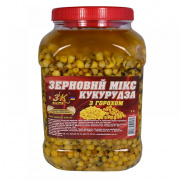 Зернавой МИКС кукуруза(с горохом)5 л