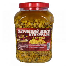 Зернавой МИКС кукуруза(с горохом)5 л